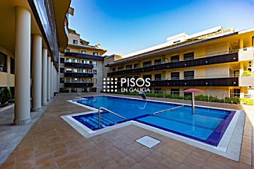 726 Alquiler de piso con piscina y terraza en Padriñán (Sanxenxo)